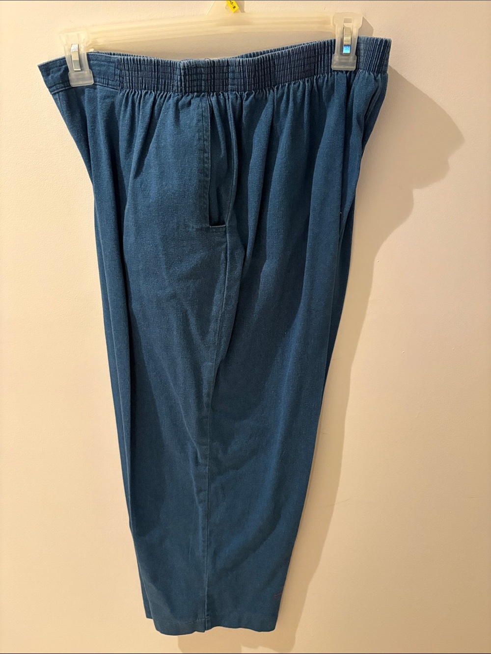 Alfred Dunner Teal Blue Straight-Leg Corduroy Pants